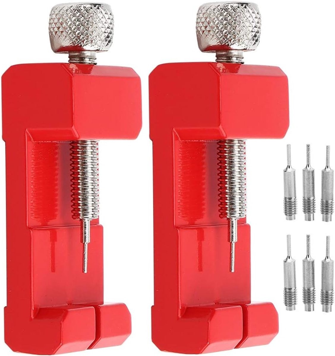 Professionele Horlogeband Verwijderaar Set met 6 Reservepinnen en Reparat工具 voor Horloges