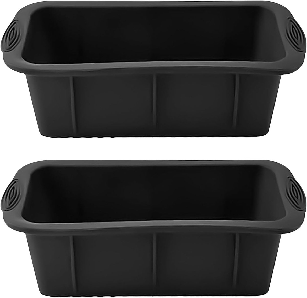 Non-Stick Silicone Brownie Baking Moulds - 2 Stuks - 25 x 12 x 7 cm