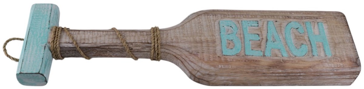 Peddel Kari natural/turquoise BEACH