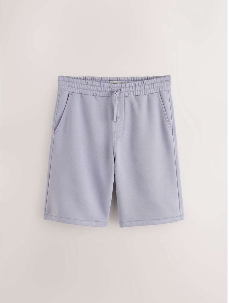 Next - Heren - Jersey jortshort - Paars