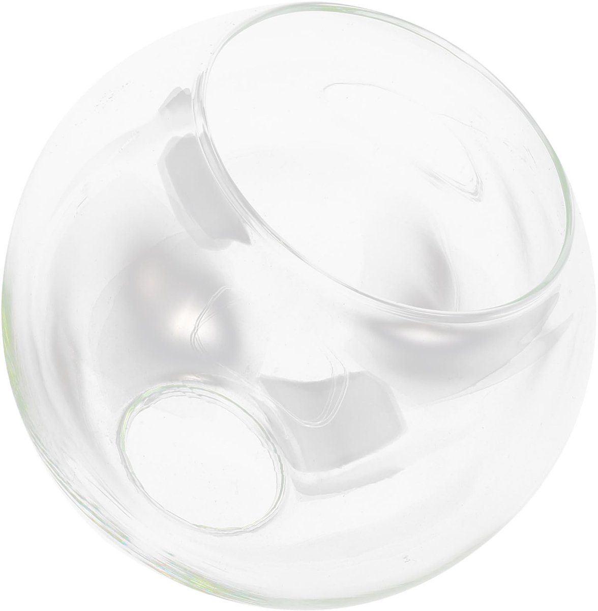 Allecto - Glazen Lampenkap - Hanglamp - Transparante Globe - E27 - Versier je verlichting - Ideaal voor diverse ruimtes - 15 cm