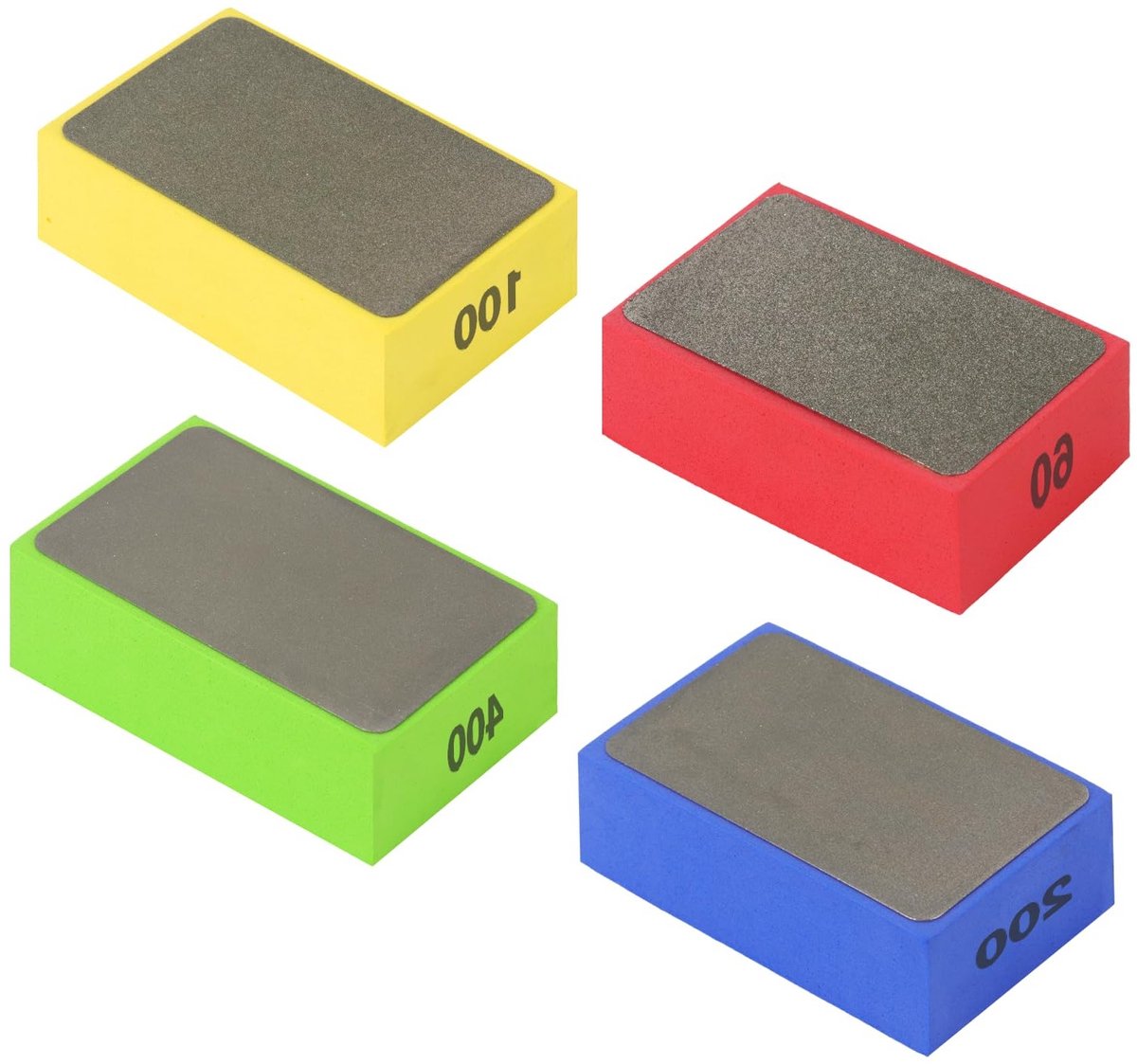 Sanding Pads voor Handpolijsten van Tegels en Natuursteen, Geschikt voor Glas, Graniet en Marmer, Diverse Korrelgroottes 60/100/200/400