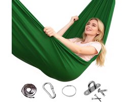 Aerial Yoga Hangmat Set voor Anti-Gravity Yoga, 150x280cm, Geschikt voor 200kg, Inclusief Swing en Accessoires
