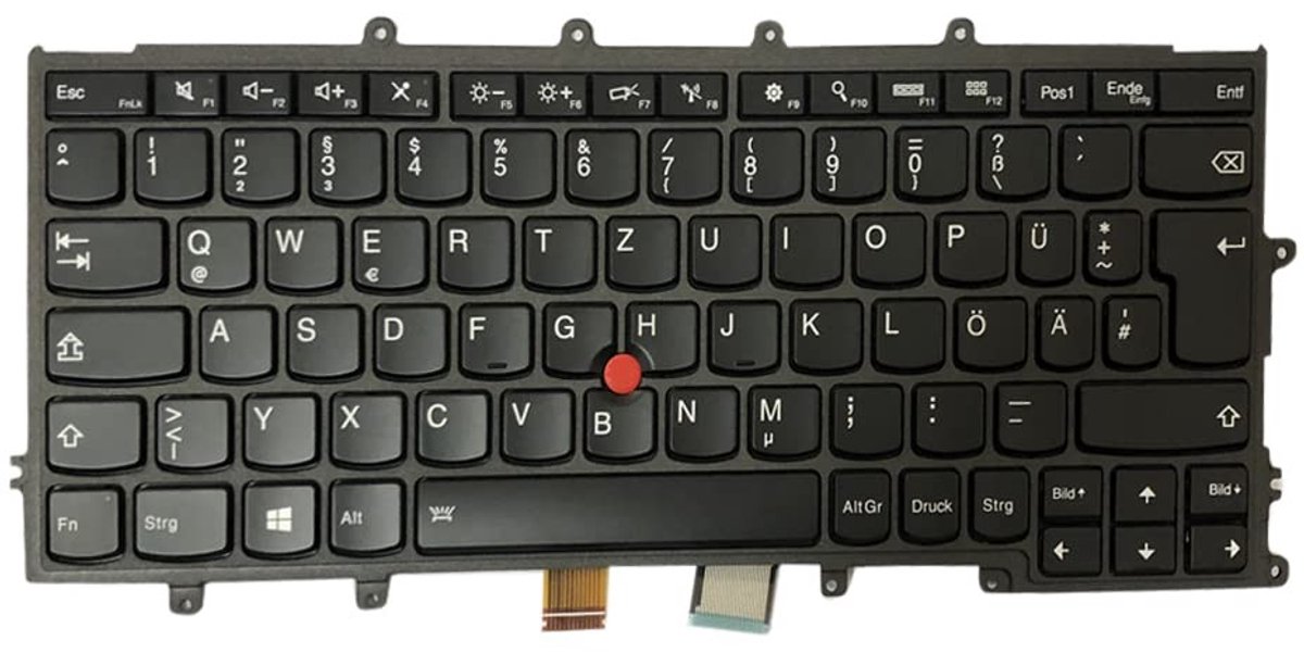 aladdien - Toetsenbordlayout - Vervanging Lenovo ThinkPad - Backlit - Toetsenbord achtergrondverlichting - Geschikt voor X240 X230S X250 X260 X270 -..