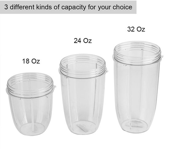 Store_9 - Bekerset - Blenderbeker - BPA vrij - Vaatwasmachinebestendig - Kunststof - Smoothies - Geschikt voor Gezinnen en Kantoor van Merkloos — afbeelding 5