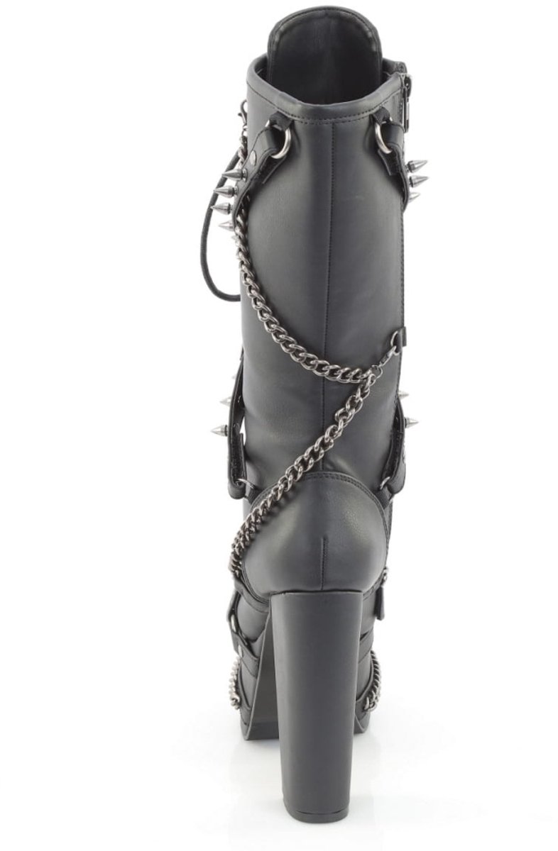 DemoniaCult - TORMENT156 Plateau Laarzen - US 6 - 36 Shoes - Zwart