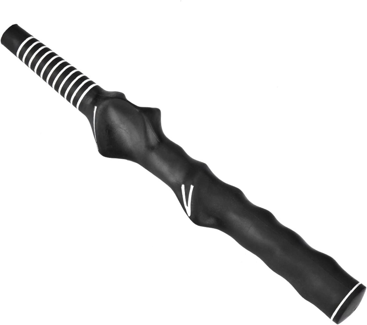 Zwarte Golf Swing Trainer Grip voor Rechtshandige en Linkshandige Golfers - Leerhulpmiddel voor Verbeterde Grip, Houding en Oefening met Lichtgewicht Ontwerp