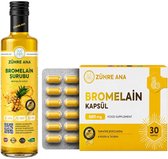 Zühre Ana Bromelaïne Set – 30 Capsules en 250 ml Siroop met Bromelaïne