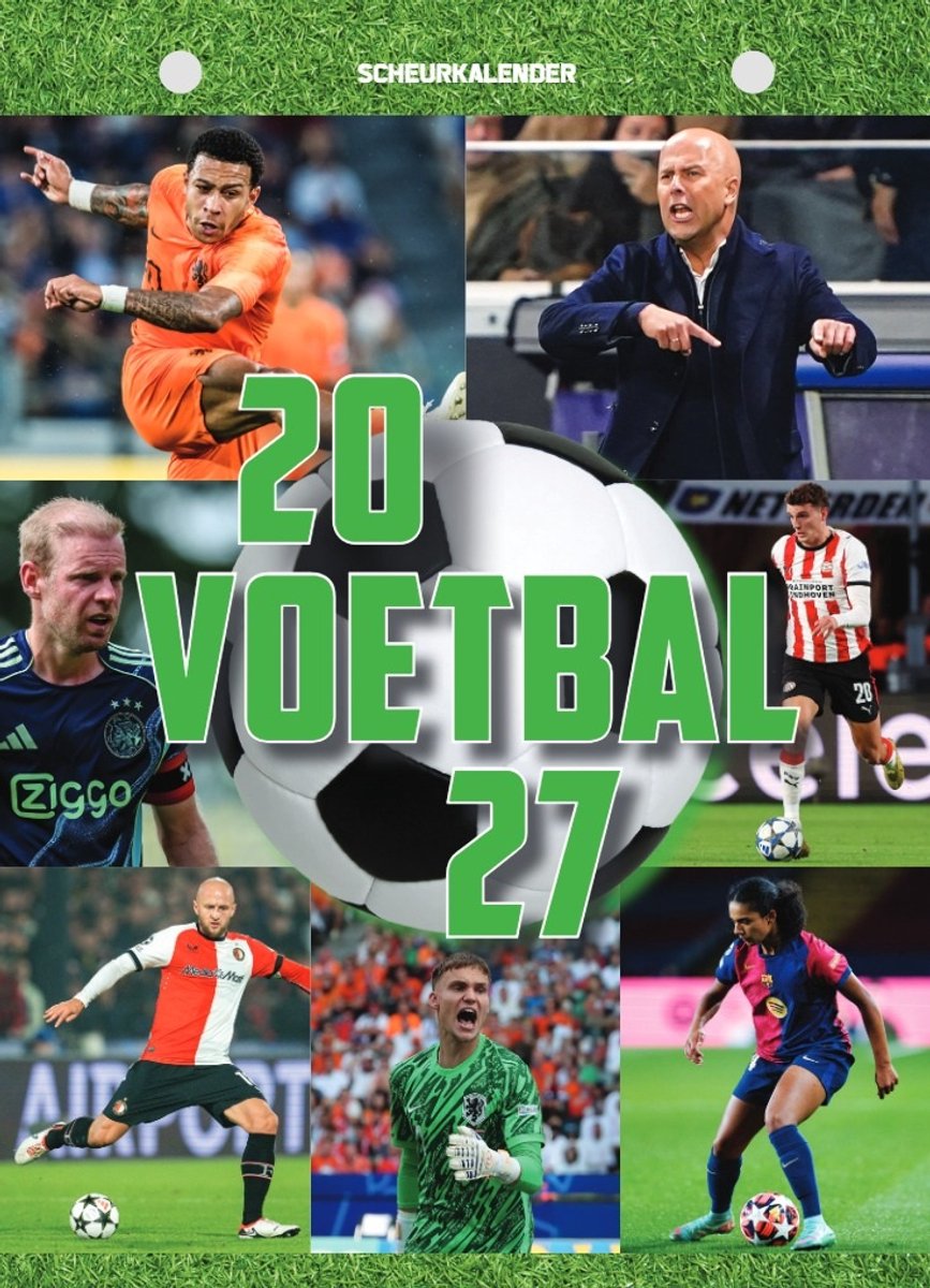 Voetbal Scheurkalender 2027