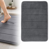 GLODI GOODS® Absorberende Badmat Antislip 40x60 cm - douchemat – memory foam antislipmat – ANTRACIET