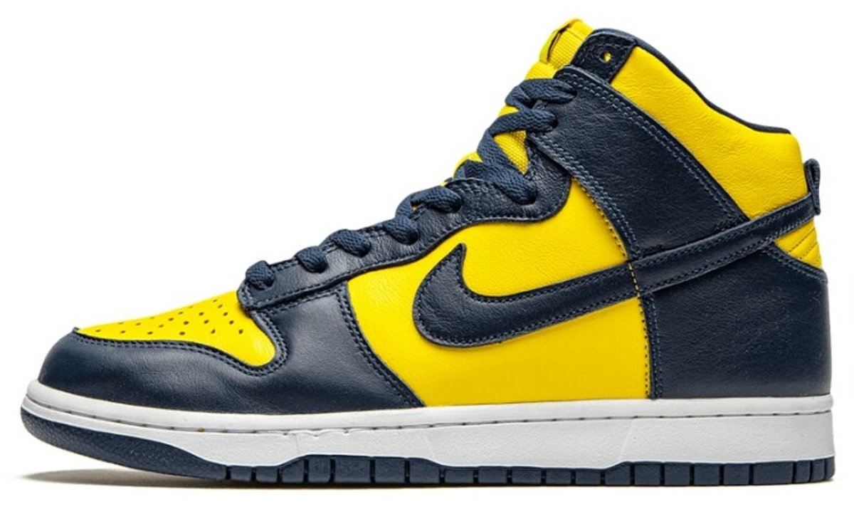Nike Dunk High Sneakers – Michigan Dunk Lifestyle Unisex Sneakers Blauw