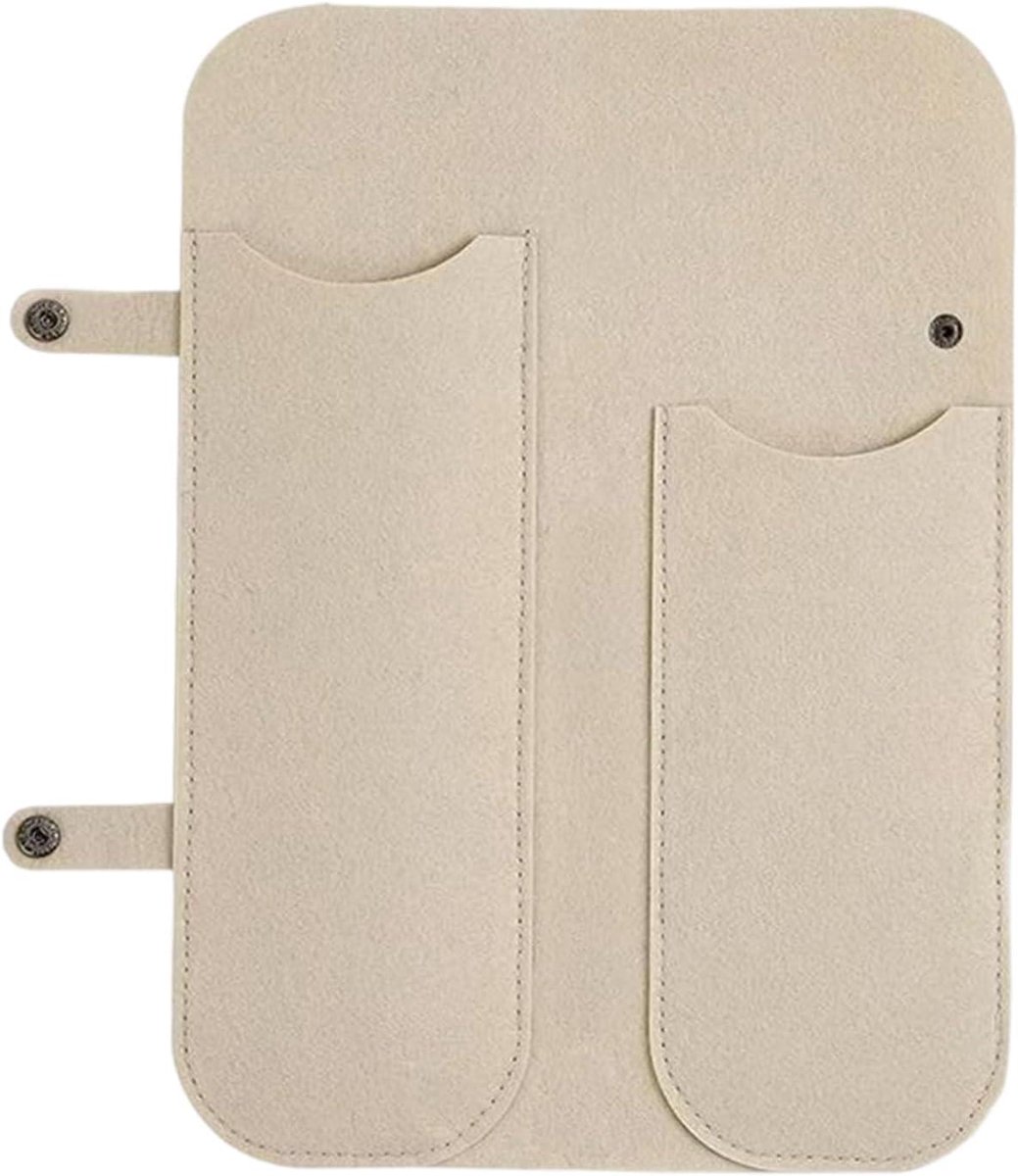 Krultang Opbergtas - Reistas Haartools - Orde Houden - Hittebestendig Vilt - 35 x 13 x 13 cm - Grijs