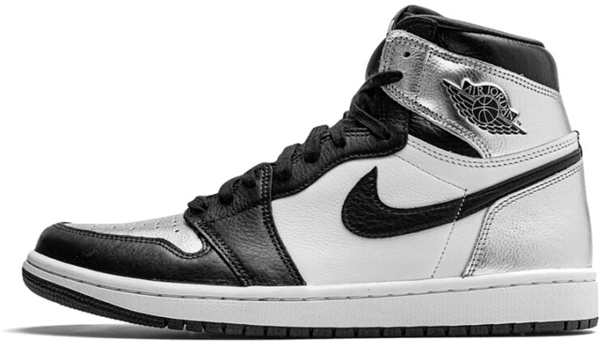 Nike Nike Air Jordan 1 Retro High Toe Sneaker Zilver