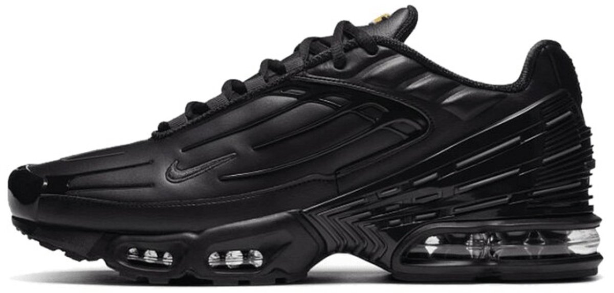 Nike Nike Air Max Plus TN III 3 Leather - Heren Sneakers Schoenen Zwart CK6716-001