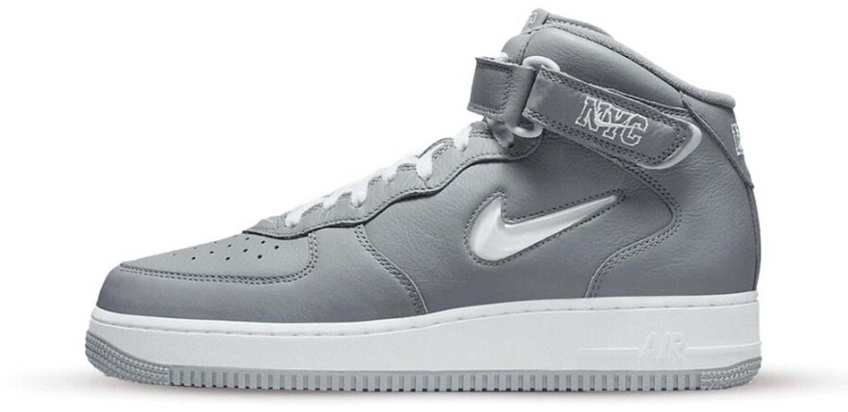 Nike Air Force 1 Mid QS Jewel NYC Cool Grijs
