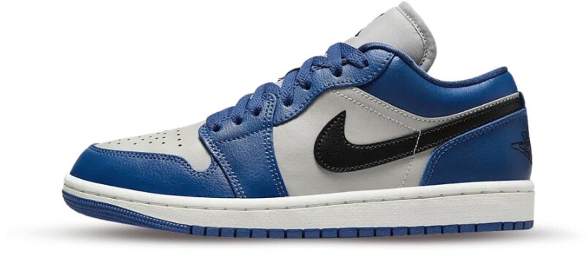 Jordan 1 Low French Blue College Grey (Women's) - Maat 36.5