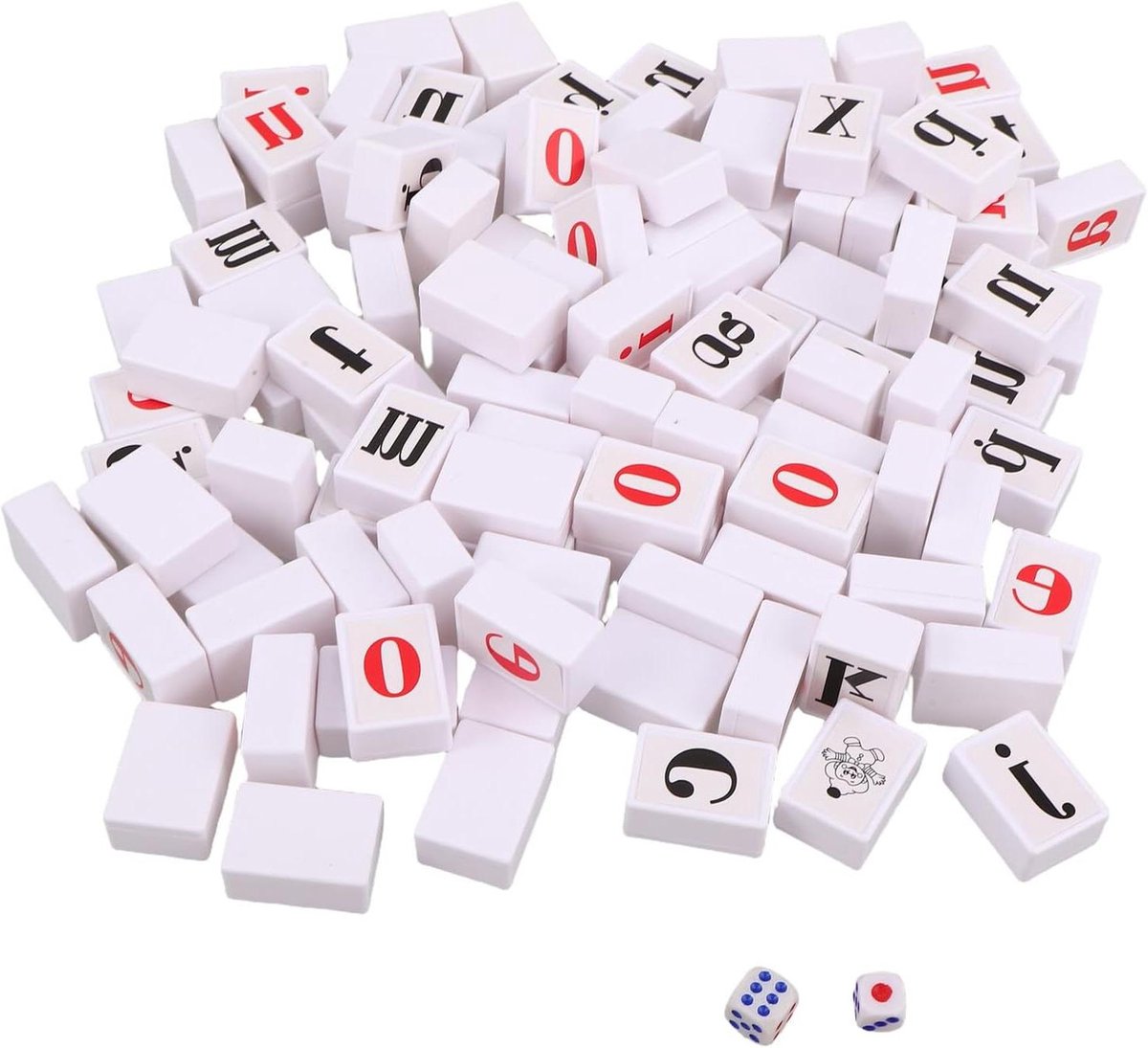 Mini Mahjong Tegelset Engels Draagbaar Educatief Woordspel voor Beginners Reisvriendelijk Interactief Leerbordspel voor Familie Thuis Klaslokaal