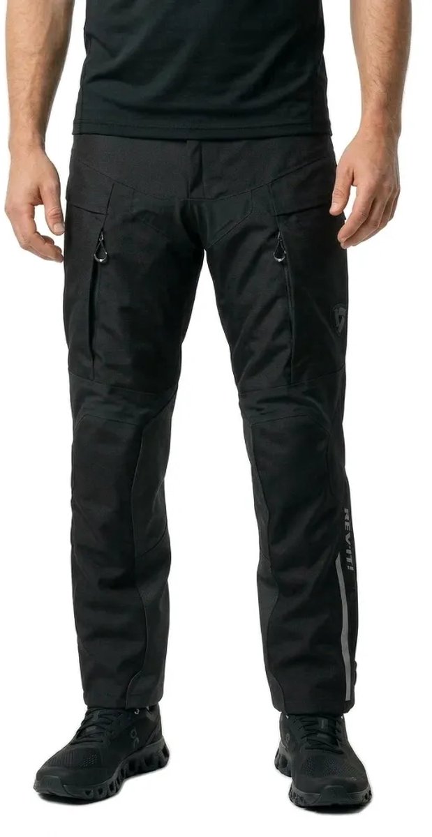 REV'IT! Component H2O Standard Black Motorcycle Pants 2XL - Maat - Broek – foto 6
