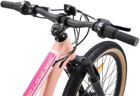 Bikestar MTB Sport 21speed 24inch zalmroze van Bikestar — afbeelding 2