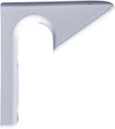Deurklinkhaak - Deurklinkhaak buiten - Deurstopper - wit - Inclusief bevestigingsmateriaal - Windhaak - Deurvanger - Deurvastzetter - Deuropenhouder