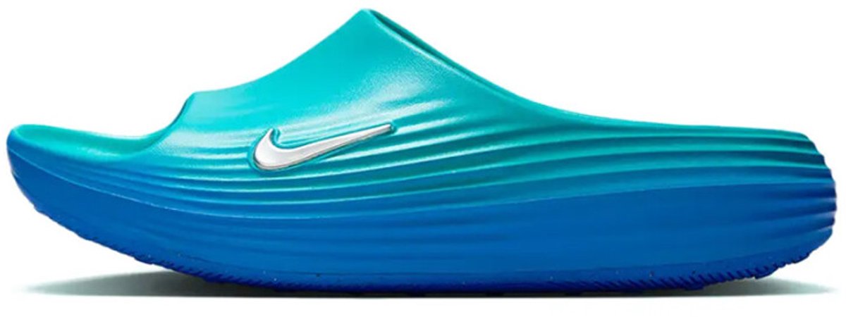 Nike ReactX Slide Slipper /Aqua – Limited edition Blauw