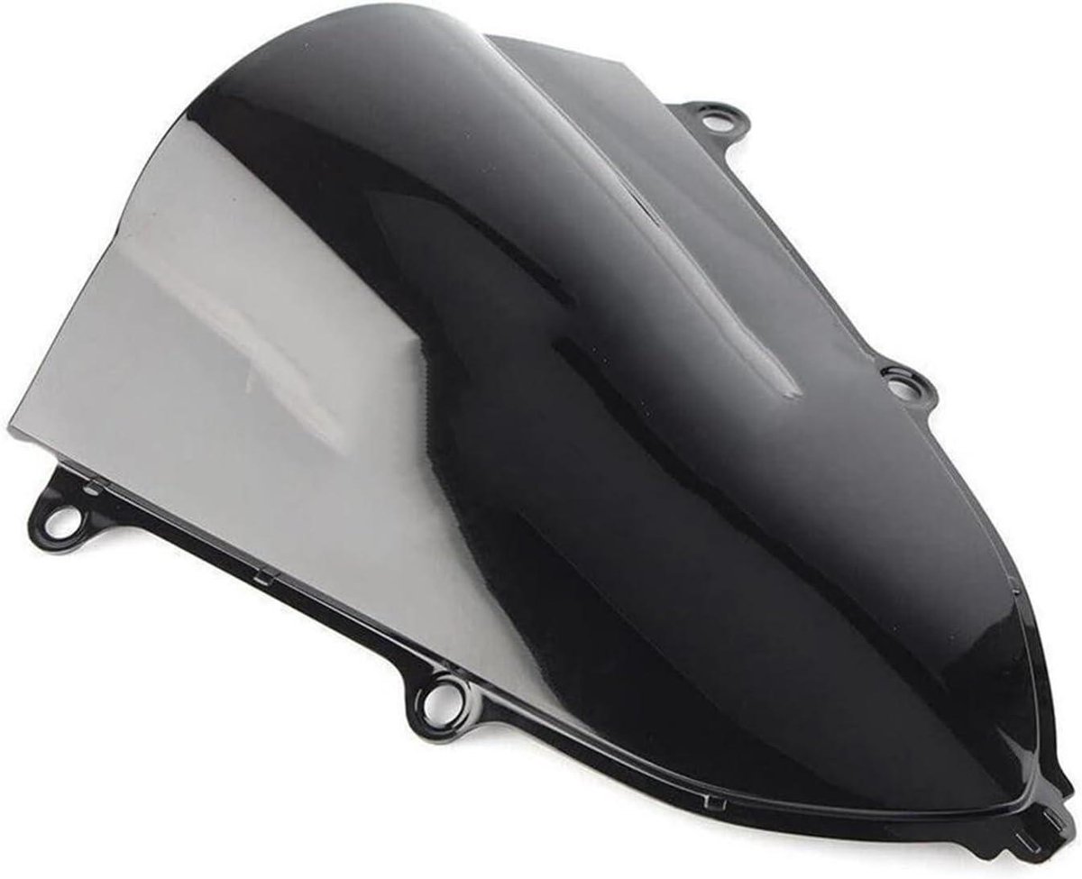 Motorfiets Windscherm - Kuipscherm Luchtdeflector - Comfortabeler Rijden - Stevige Hardware - 1 Stuk - Zwart