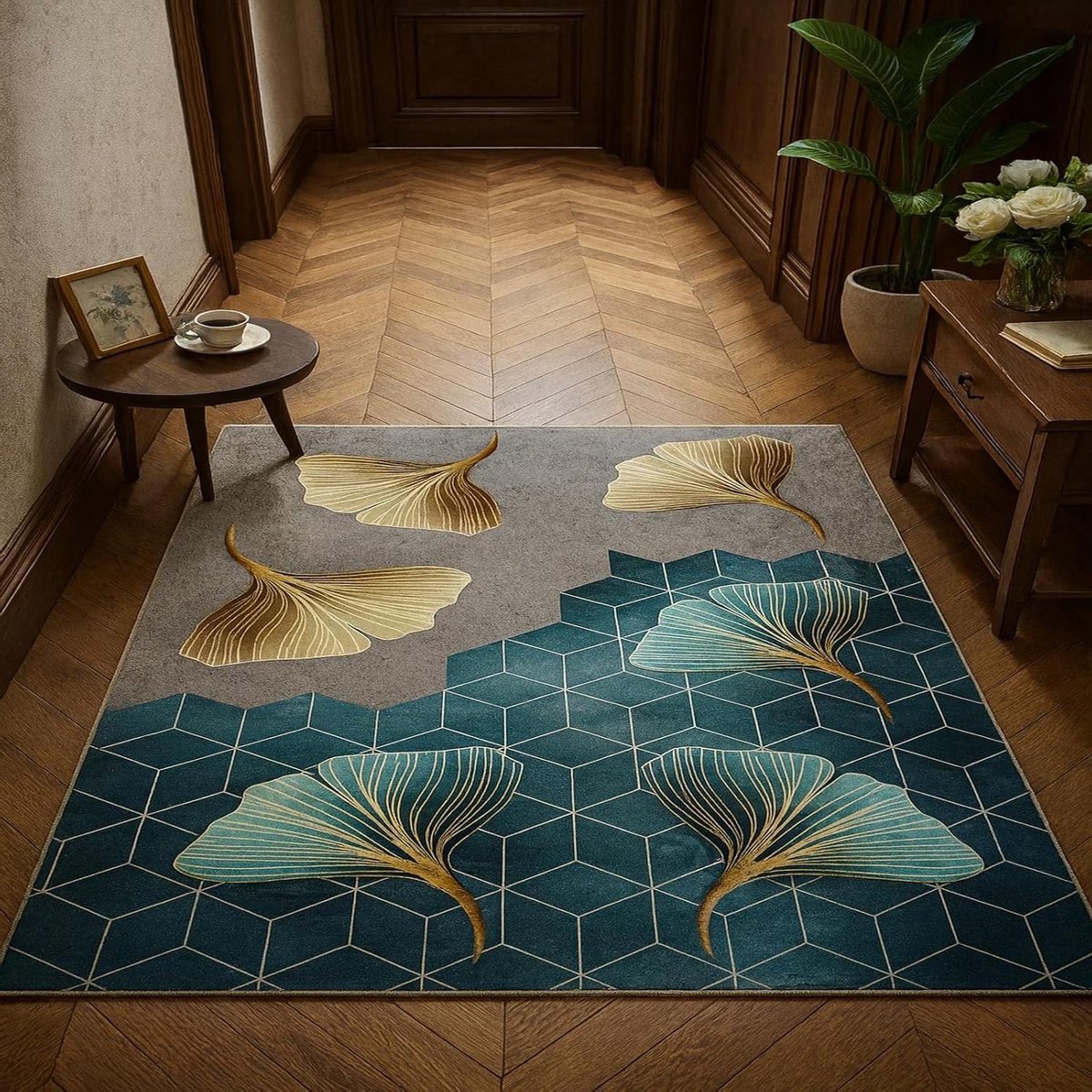 Decoratief Vloerkleed - Moderne Vloerbedekking - Woonkamer Decoratie - Machinaal Geweven -