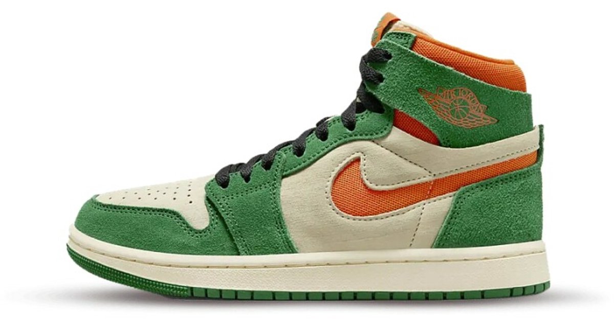 Air Jordan 1 High Zoom CMFT 2 'Pine Green Orange Blaze' - Maat 41