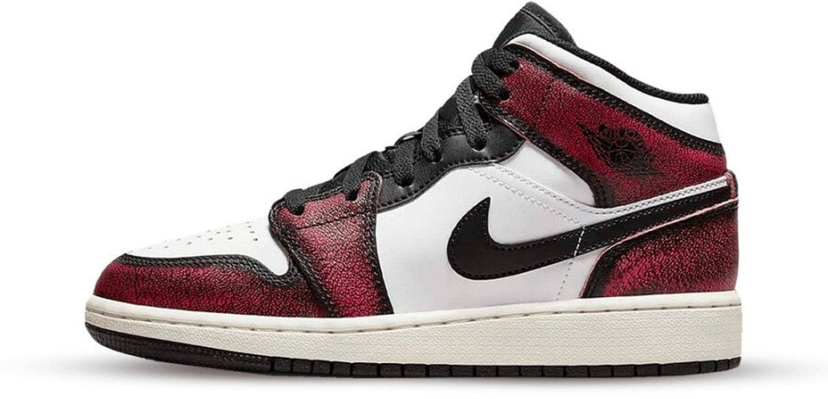 Nike Air Jordan 1 Mid SE GS Infrared 23 Sneakers Unisex Rood