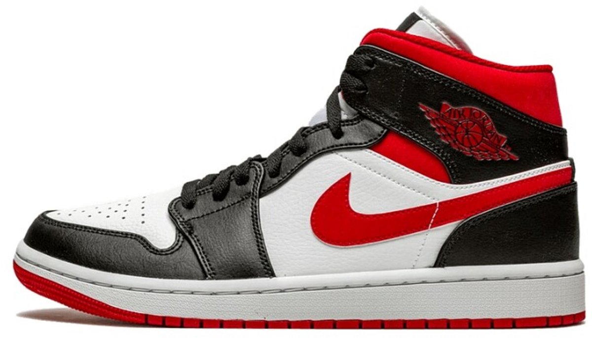 Nike Air Jordan 1 Mid Gym Sneakers Unisex 122 Rood