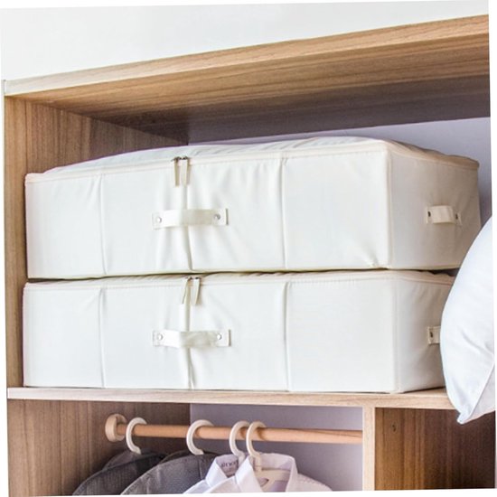 Opbergdoos Trouwjurk - Bewaardoos Jurk - Jurk Beschermen - Stof- en Vochtbestendig - 71x40x17.5 cm - Beige — afbeelding 3