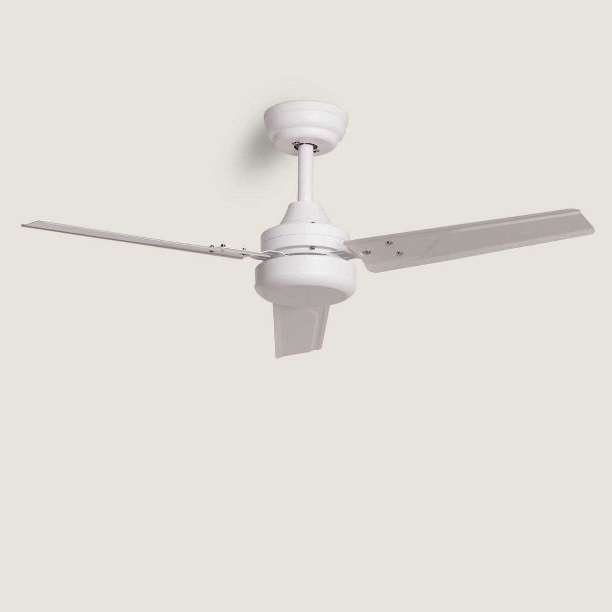 Fantiluxe - Kallberg - Plafondventilator zonder lamp - Wit - Ø105cm - Plafond ventilator - Afstandsbediening - Slaapkamer