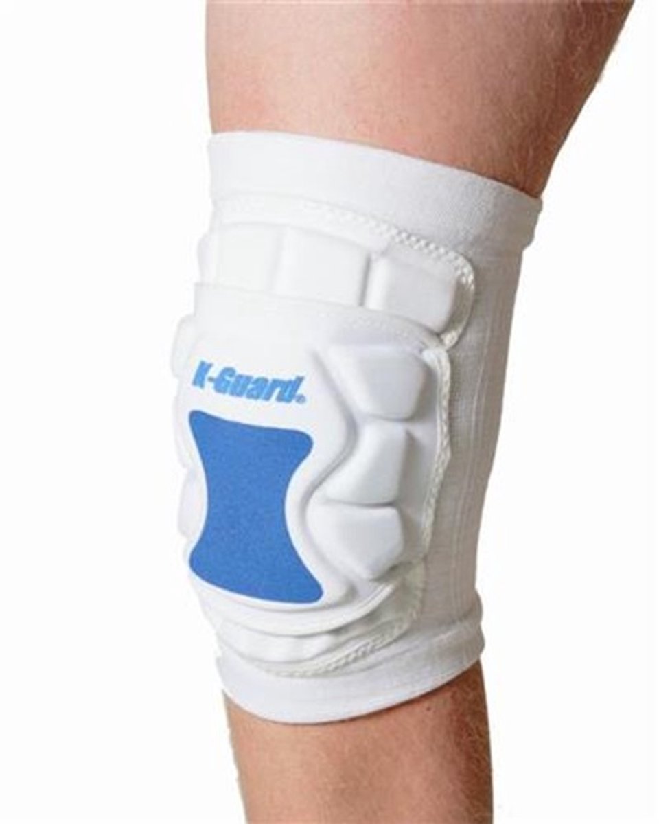 K-Guard Profi Kniebeschermer Wit Senior