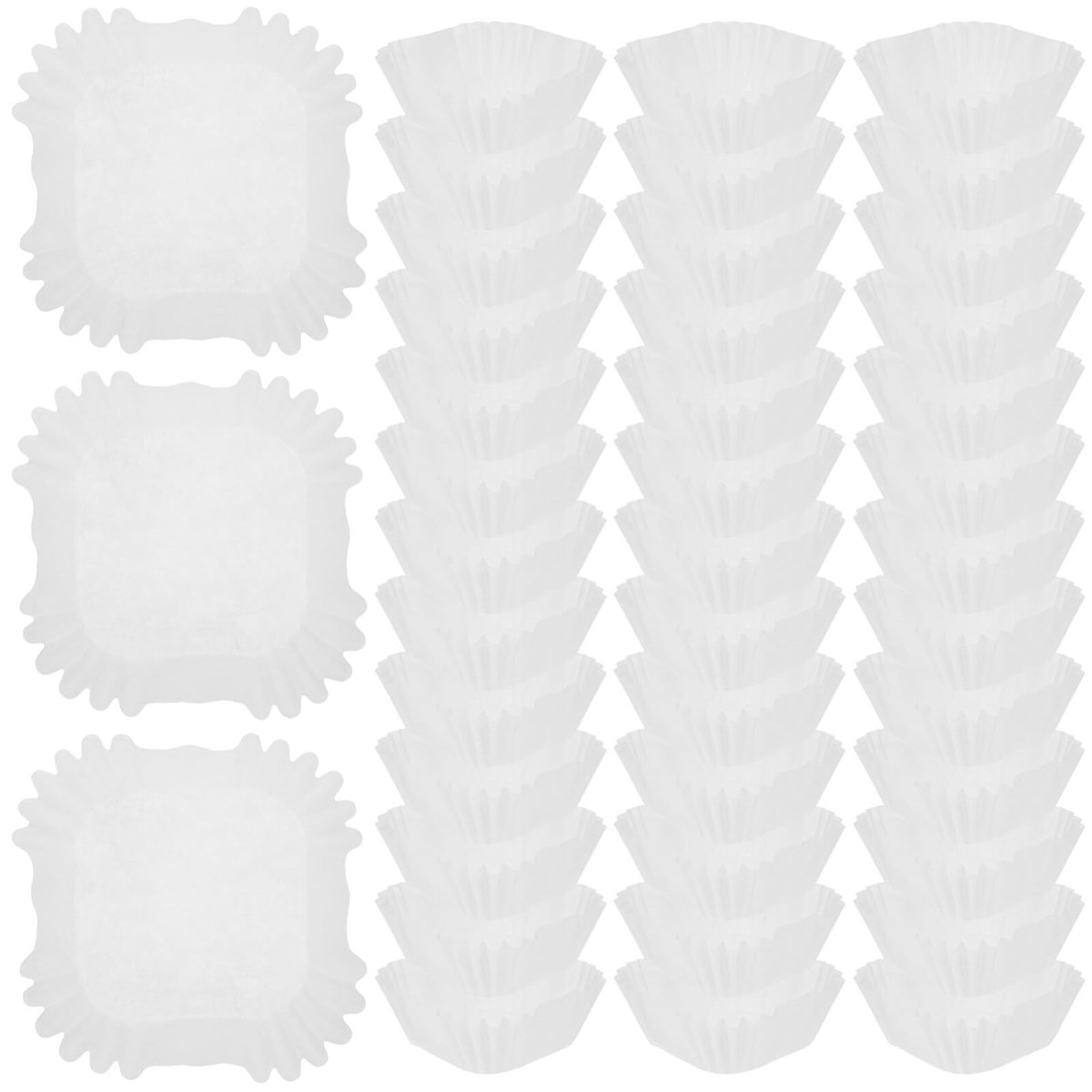 Dailygoods- Cupcake-vormpjes 1000 stuks - Papieren Muffinvormpjes - Taartvormpjes - Feestdecoraties - Gezond en Veilig - Bestand tegen Hoge Temperatuur