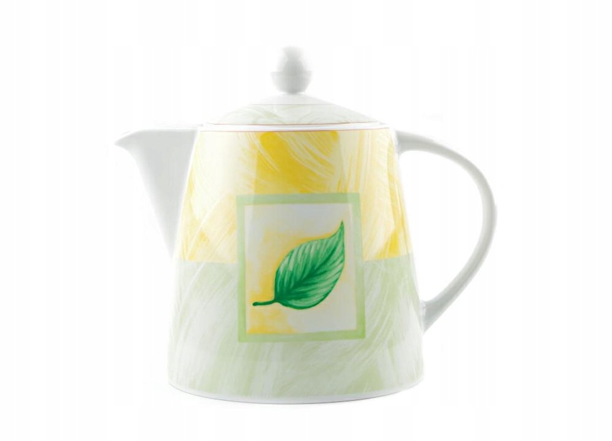 Lubiana Trapo Theepot 1.1L - Stijlvol Wit Porselein