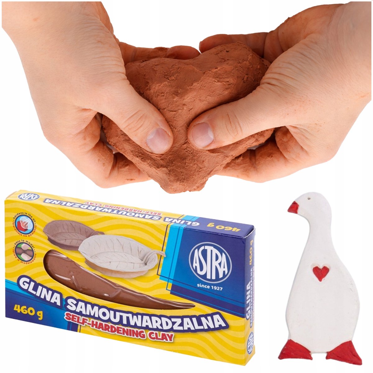 Astra Zelfhardende Klei 460g - Terrakotta voor School