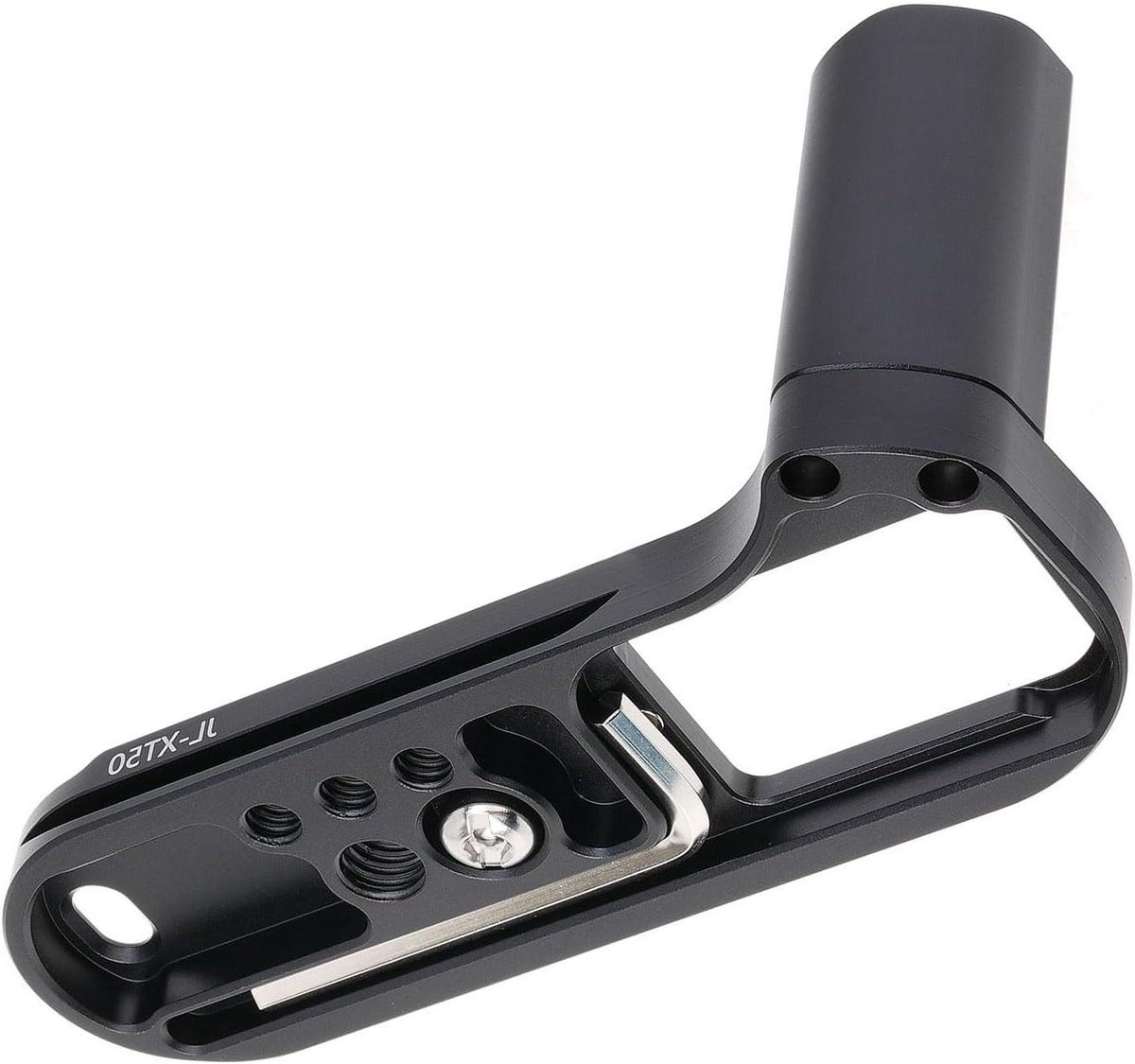 Camera Handgreep - Basisplaat Statief - Fotografie Stabilisatie - Geïntegreerd Snelspansysteem - 125 x 64 mm - Zwart