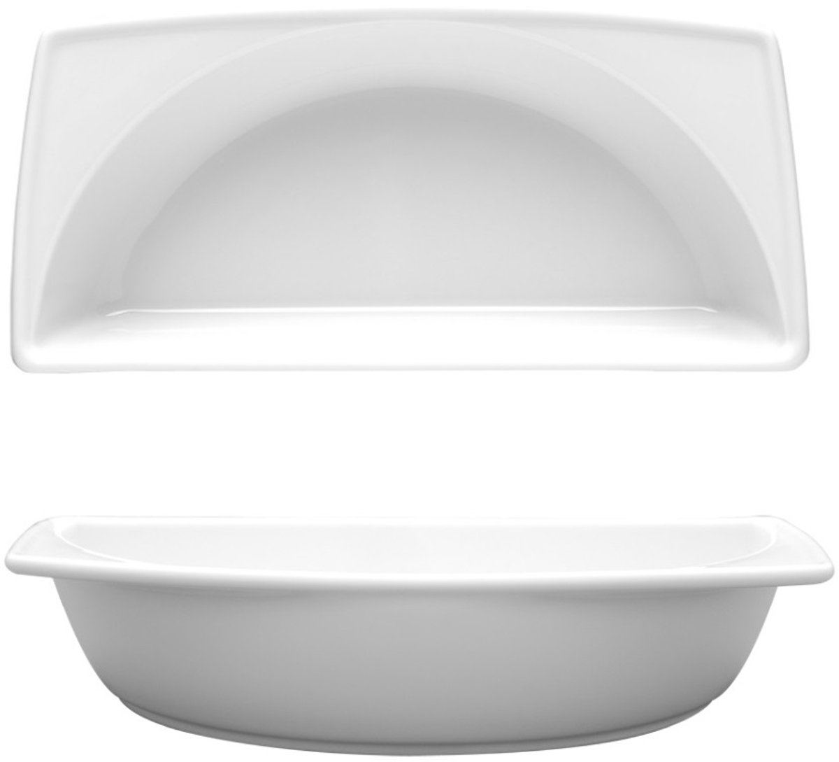 Lubiana Victoria Rond Dienblad 21 cm - Wit Porselein