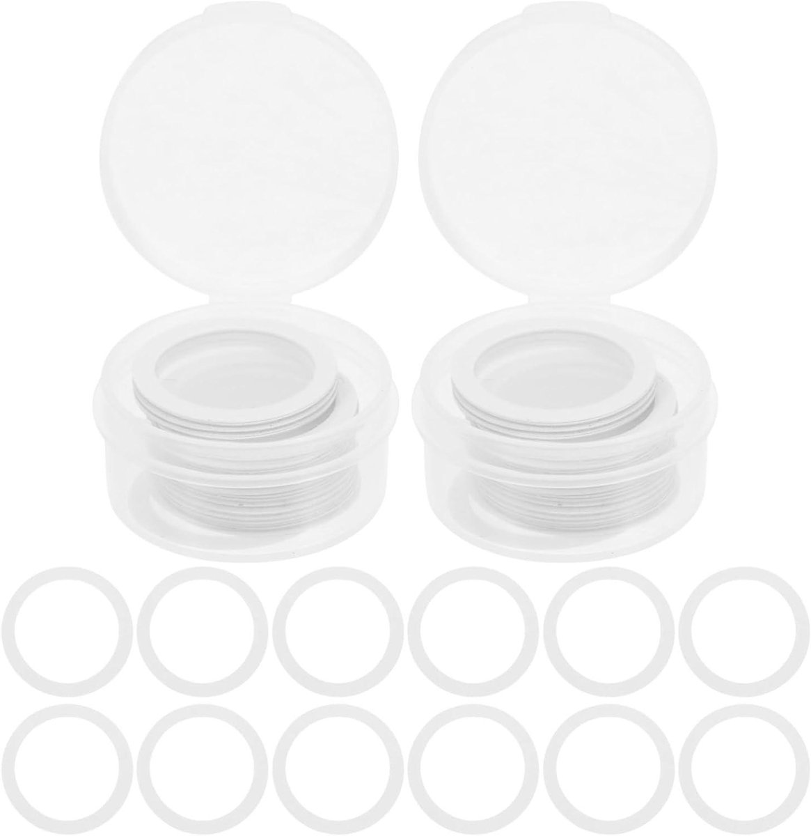 Kazoo Membranen - Vervangingsfilms - Muziek Maken - Sprankelende Klank - 60 Stuks - Wit