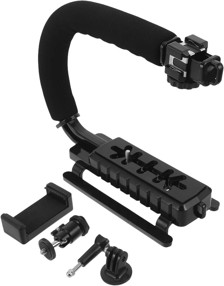 Camera Stabilisator Handvat - Video Stabilisator Grip - Vloeiende Video Opnames - Geavanceerde Gyroscoop Technologie