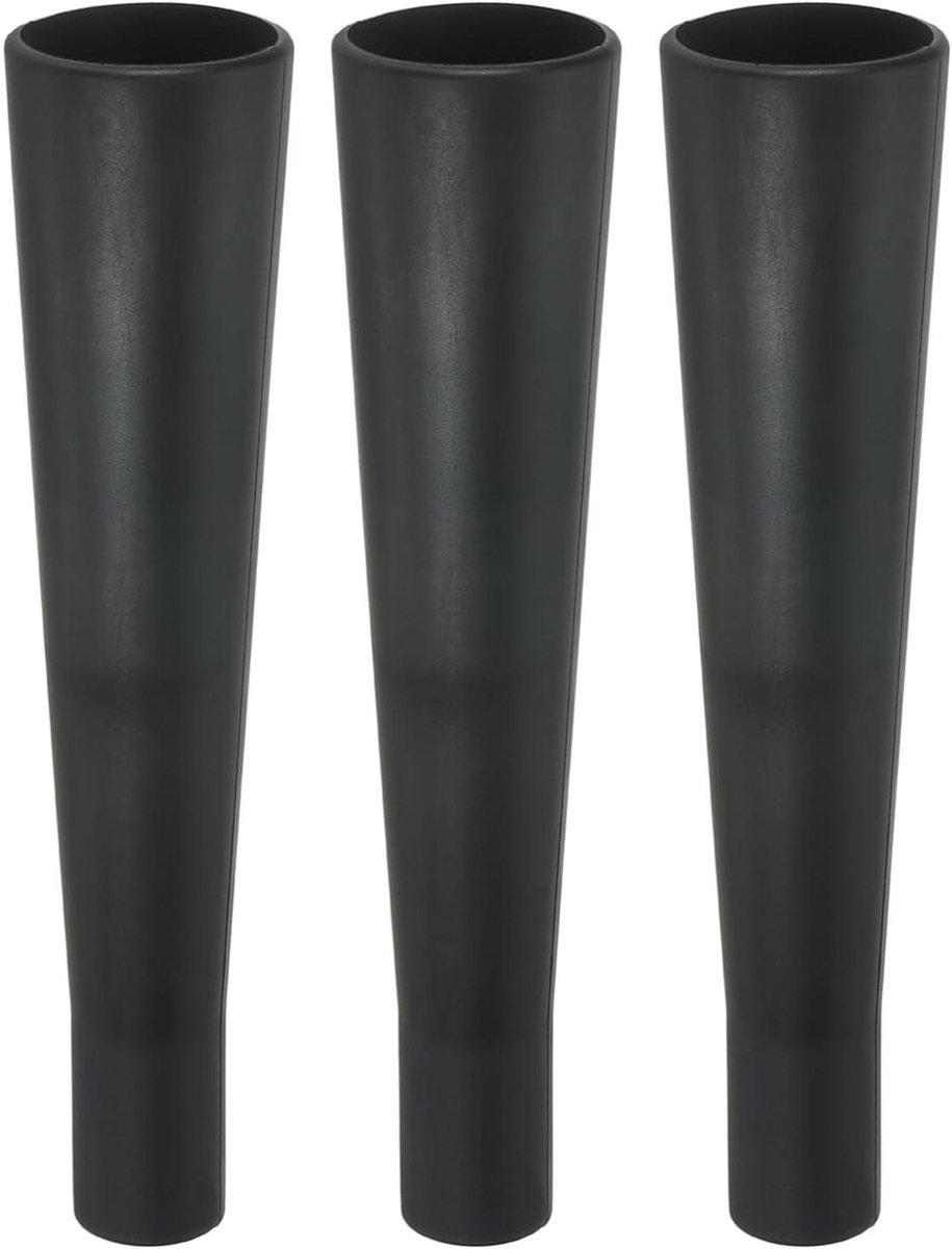 Honkbal Tee Cups - Slagbal Houder - Sport Training - Flexibel Rubber - 3 Stuks - Zwart