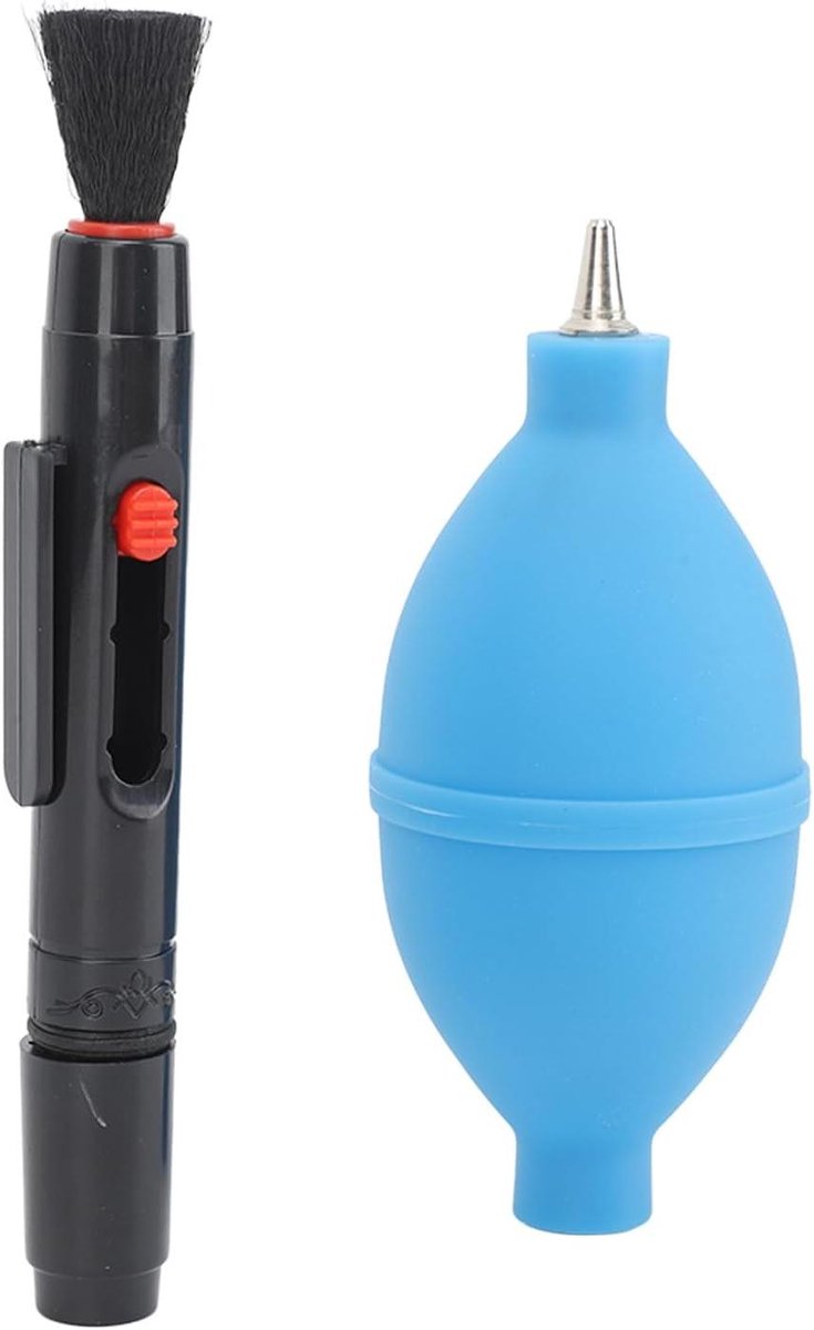 Camera Reinigingsset - Lensreiniger Kit - Apparatuur Schoonmaken - 4-in-1 Functies - 20 x 13 x 5 cm - Zwart