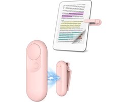 Maxonar Afstandsbediening voor E-reader - Magnetische Kindle Paginadraaiër - Geschikt voor Kindle Paperwhite, Colorsoft - Roze
