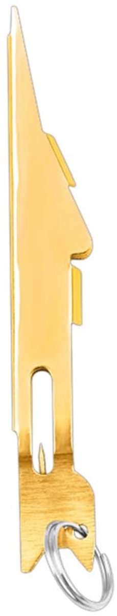 Dailygoods- Koppelgereedschap Draagbaar - Visknoop/Bindgereedschap - Roestvrij Staal - Snelle Knoop - Vliegvissen Accessoires - Lichtgewicht en Duurzaam - Visgereedschap
