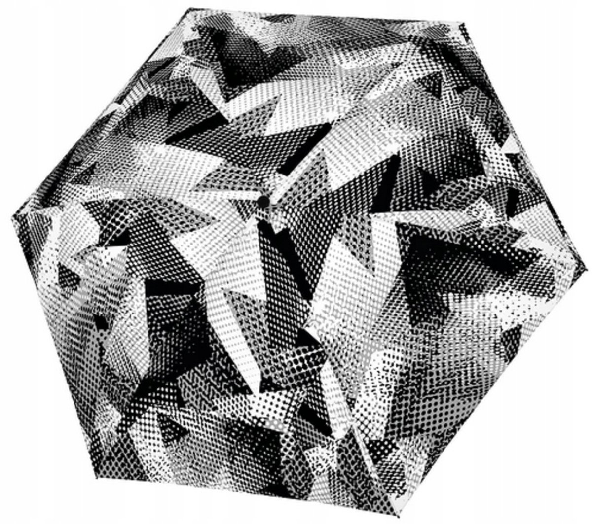 Doppler Duality Fiber Havanna: Lichtgewicht, opvouwbare paraplu met hoes