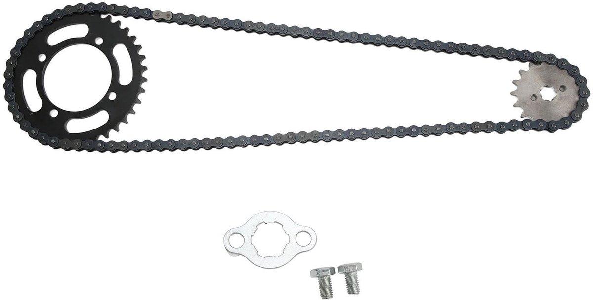 BRENZOOS- Tandwiel 420 17T - Voor Dirtfietsen/Minifietsen - ATV/Go-Kart - Slijtvast - Warmtebehandeld - 0,25 inch dik - Kettingtandwiel