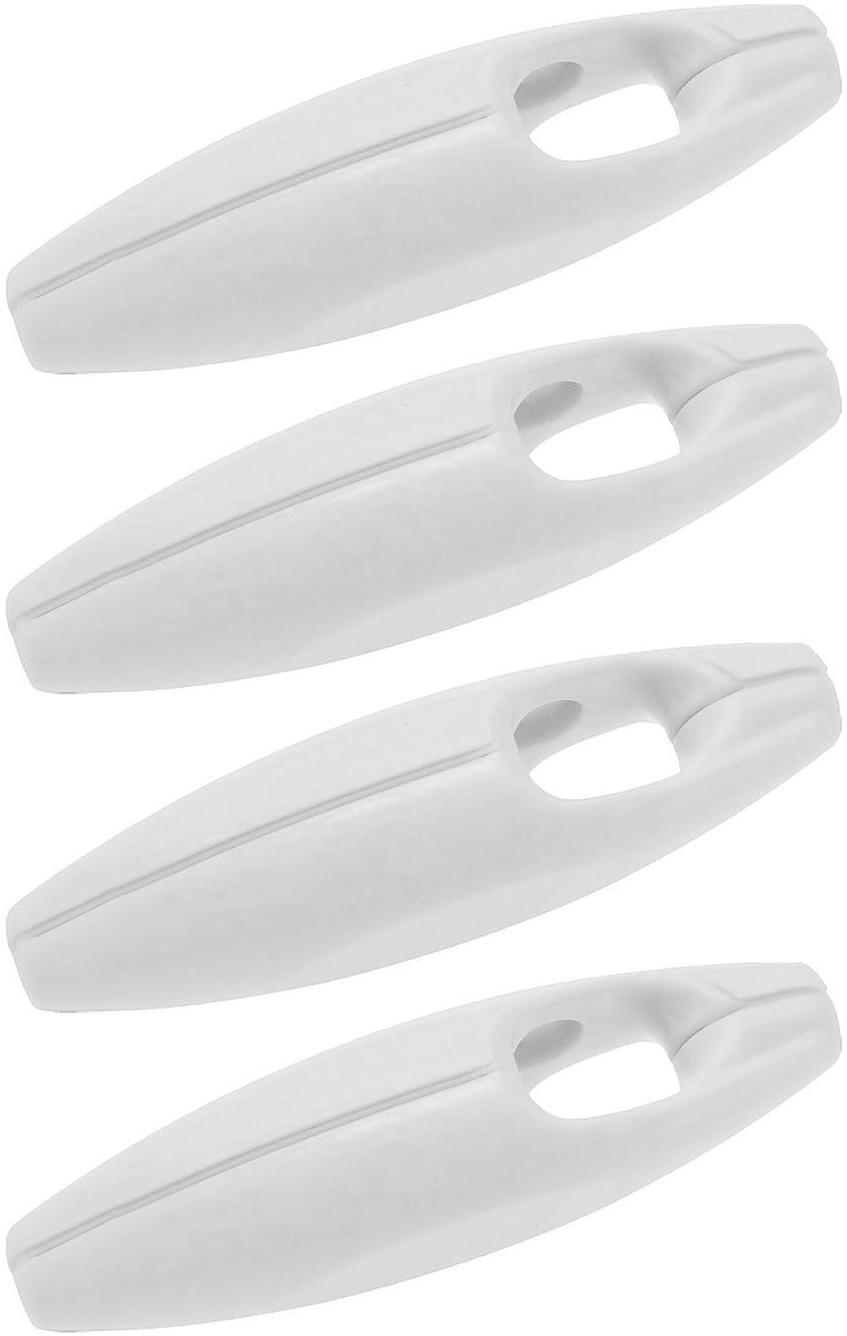JHUBERS- Rolgordijn Gewichten 4 Stuks - Ketting Gewichten - Slijtvast - Voor Vouwgordijnen/Jaloezieën - Gewicht 26g per stuk - Afmetingen 74mm x 28mm x 19mm - Jaloeziegewichten