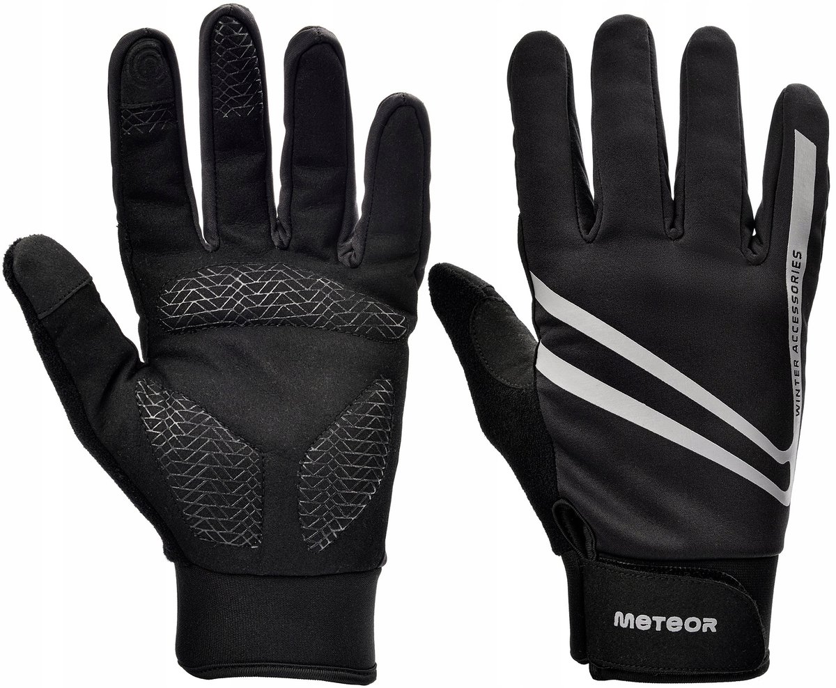 Meteor WX 201 Winter Sport Handschoenen Touchscreen Zwart