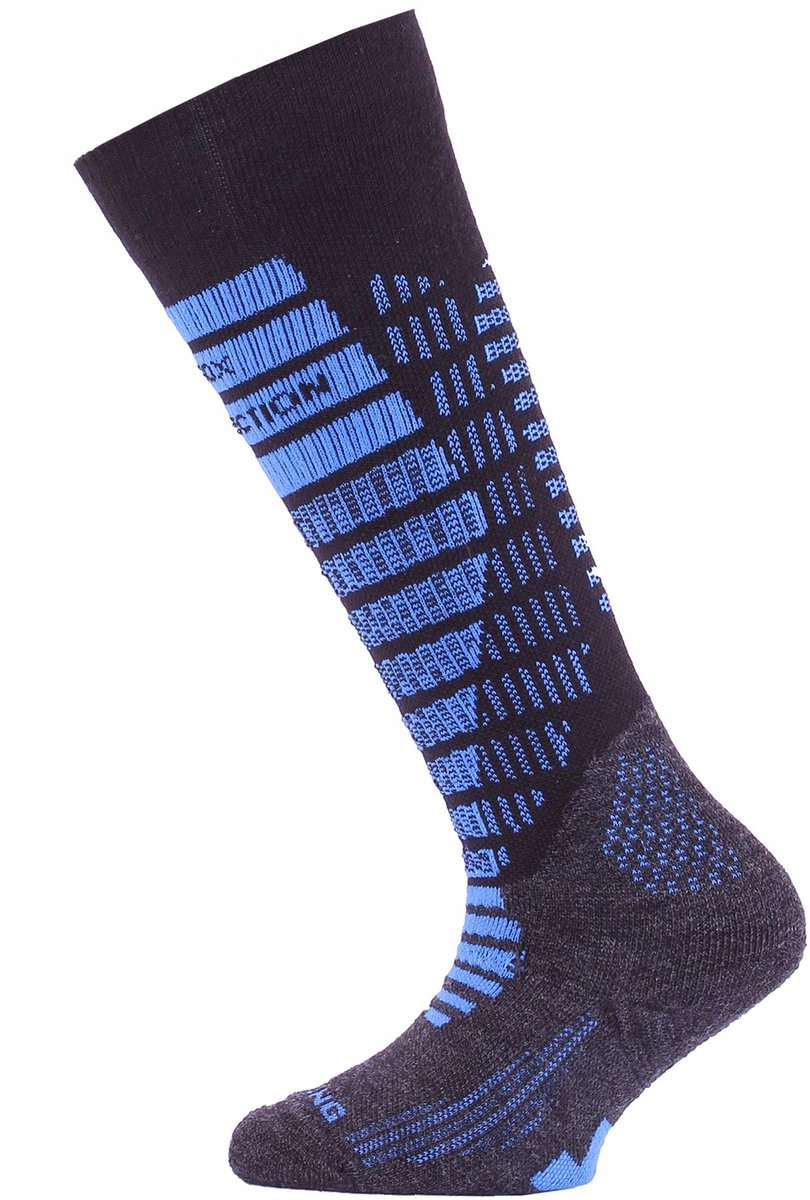 Lasting SJR 905 Merino skisokken junior Multicolor