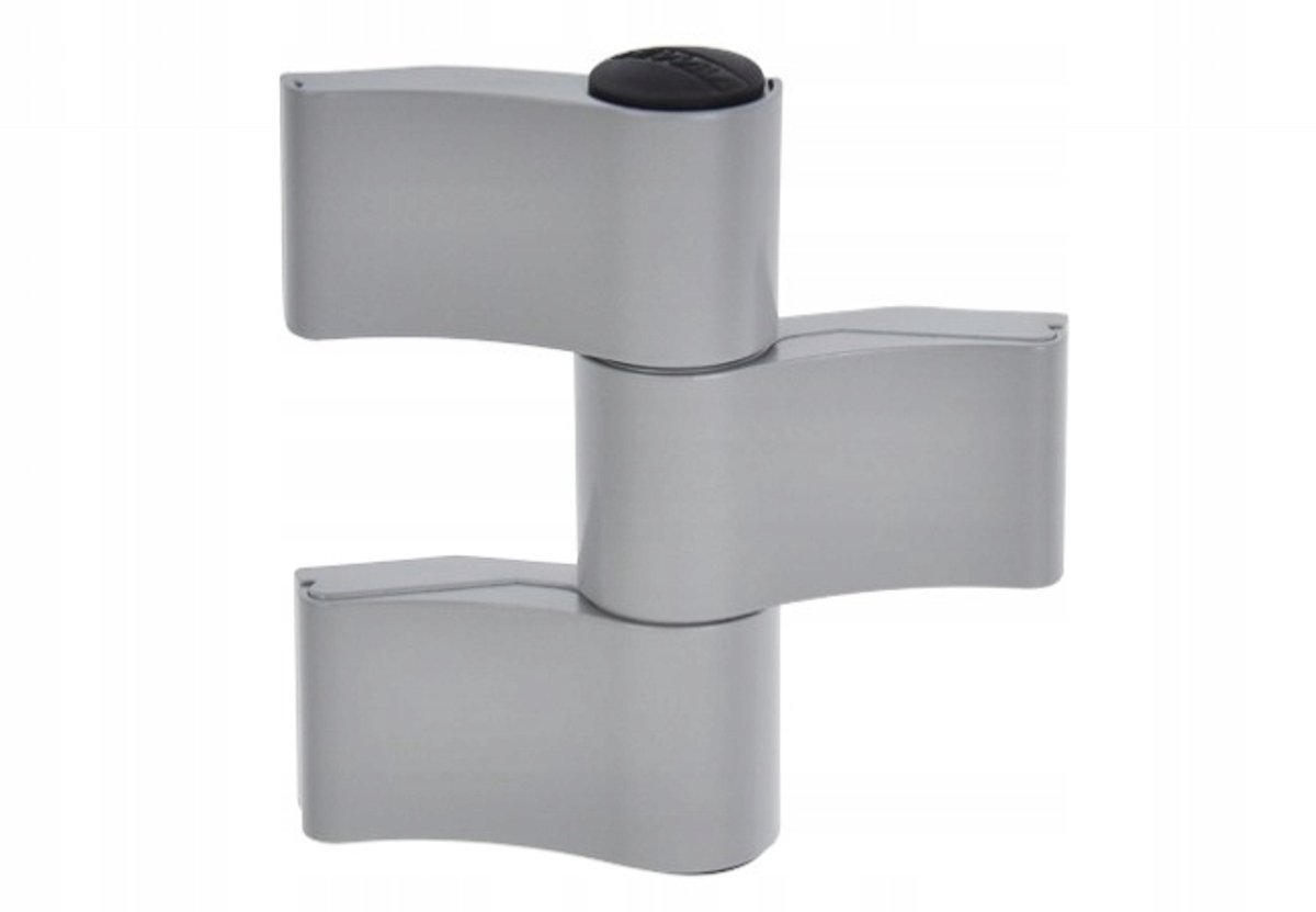 Wala WX 92mm 3-delige Symmetrische Deurscharnier Zilver
